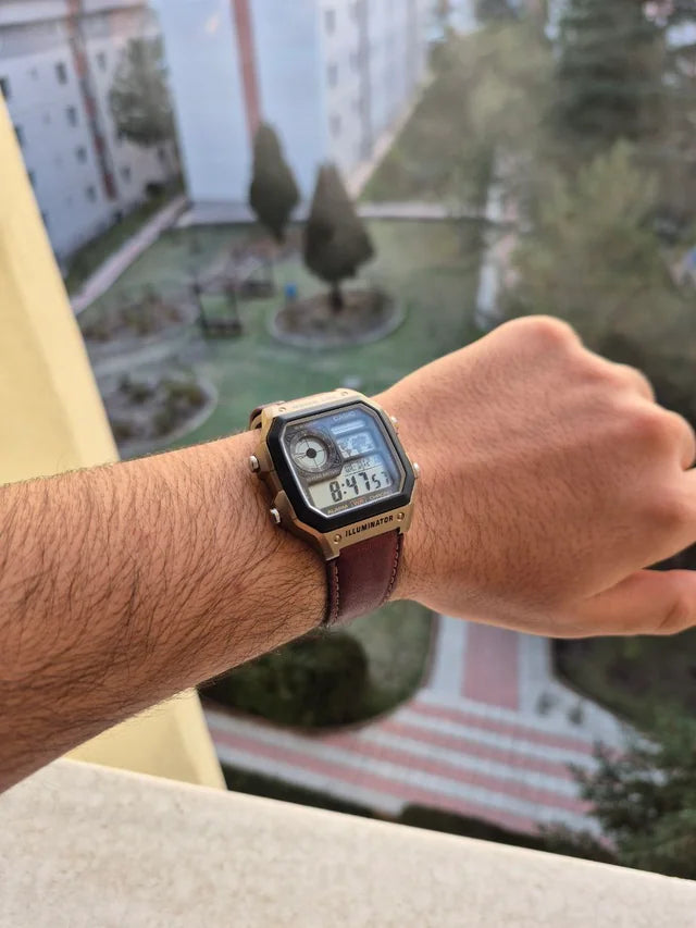 CASIO AE 1200 LEATHER